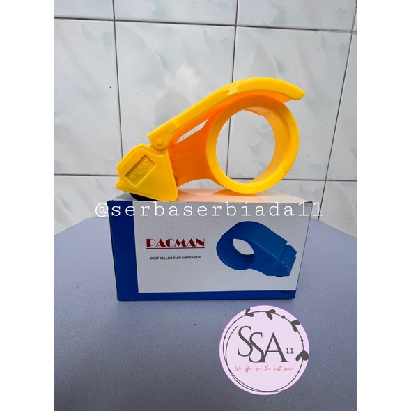 

Tape Cutter / Alat Pemotong Lakban Pacman Best Seller / Tape Dispenser