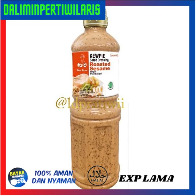 

BISA COD Kewpie Salad Dressing Roasted Sesame | Wijen Sangrai 1 Liter EKSLUSIF [Kode 1|Kode 2|Kode