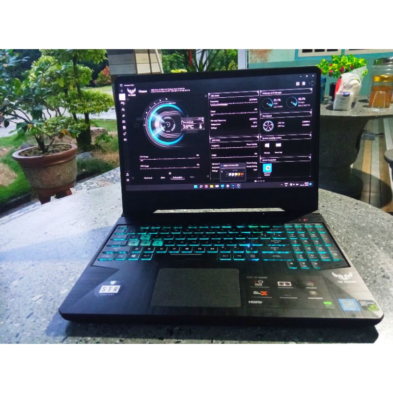 ASUS TUF FX-505DD RYZEN 5 3550H + 16GB + GTX 1050(3GB)