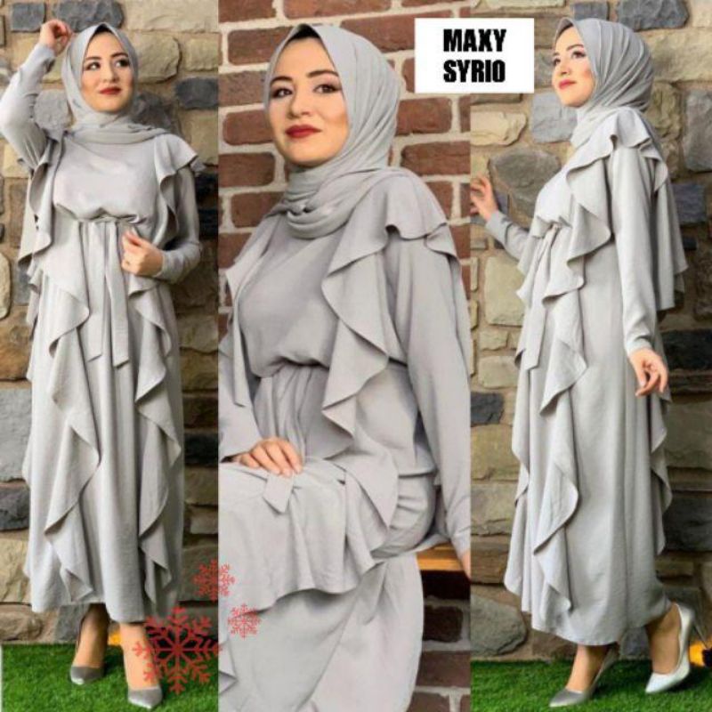 PROMO TERMURAH GAMIS WANITA RUMBAI - GAUN WANITA RUMBAI GOOD QUALITY GAMIS JERSEY MAXY  GAMIS RUMBAI