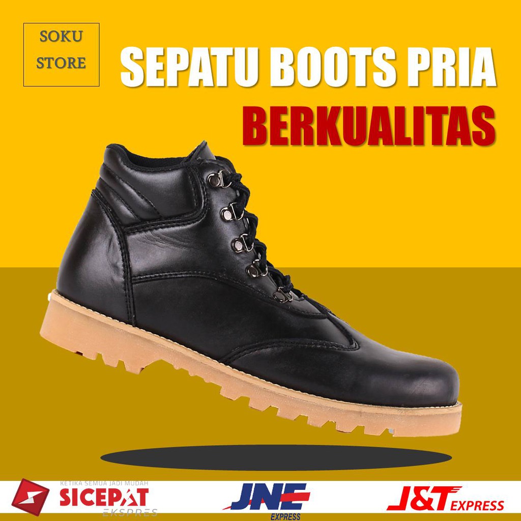 SEPATU SPATU JALAN BOOTS COWOK PRIA PERIA COWO LAKI LAKI TERBARU 2021 DEWASA REMAJA KEREN ORIGINAL