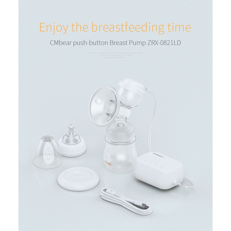 [ Rechargeable ] Cmbear Pompa ASI Elektrik / Single Electronic Breast Pump ZRX-0821LD