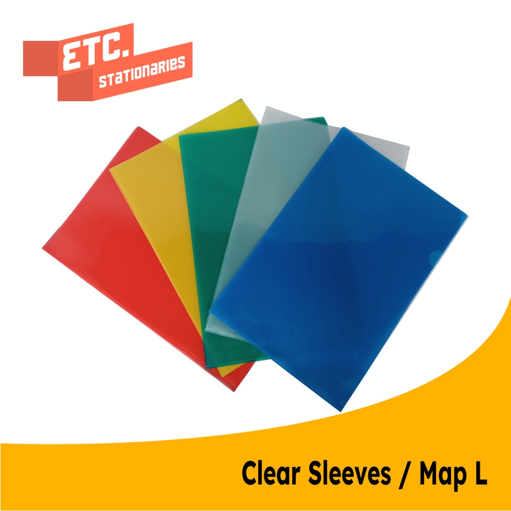 

Dataflex Clear Sleeves / Map-L ukuran Folio DF-732 [12 PCS]