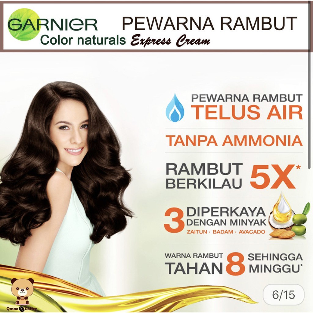 [ DISKON ] PEWARNA RAMBUT GARNIER COLOR NATURAL SACHET PEWARENA RAMBUT