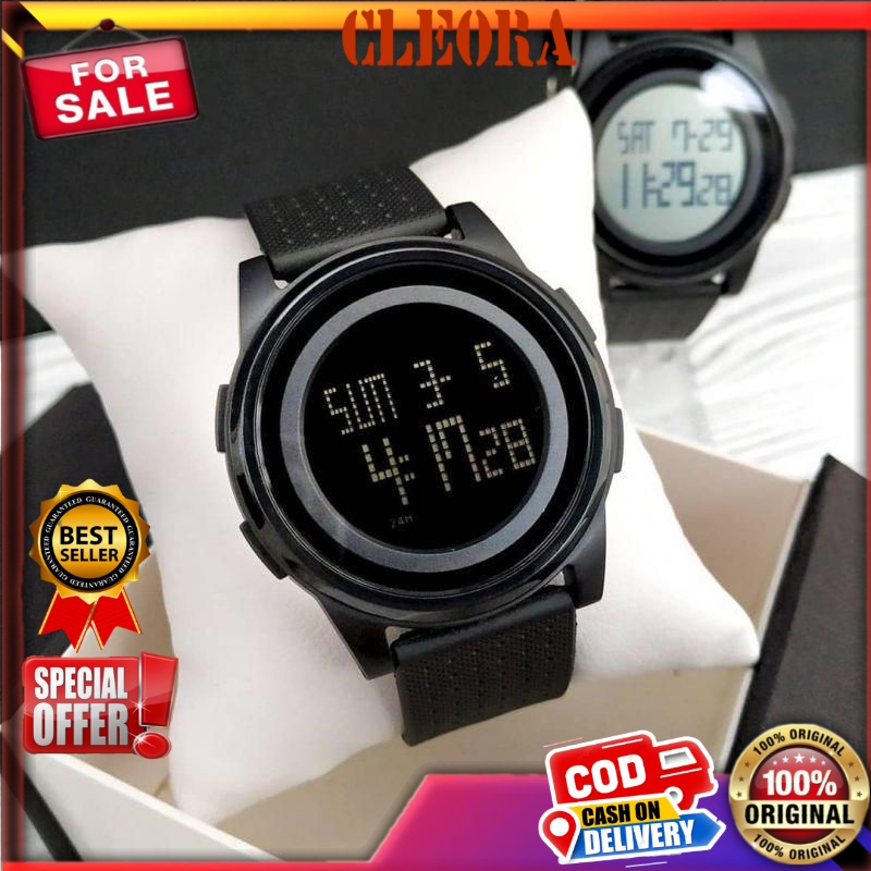 Jam Tangan Pria Dan Wanita SKMEI New Super Slime 5ATM Original Tahan Anti Air Full Fitur Arloji Olah