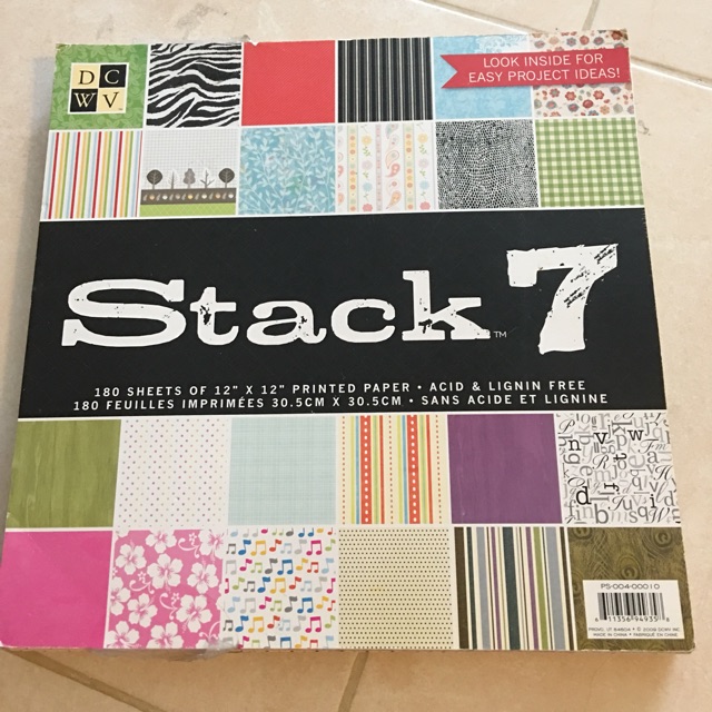 

Scrapbook paper 12inch