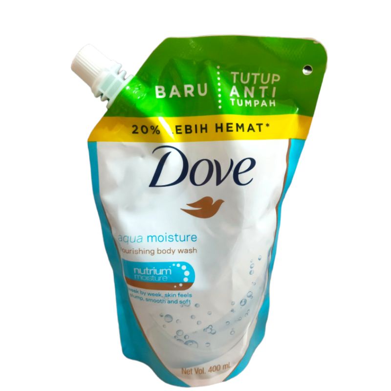 Dove Body Wash Refill 400 ml / Sabun Mandi Dove 400 ml Dan 850 Ml