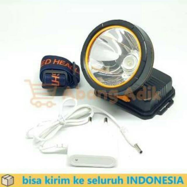 Senter Kepala Selam/Headlamp Diving 155R LITHIUM Water Resistan