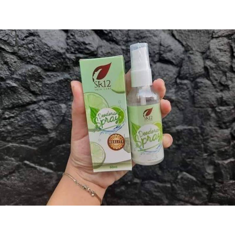 Deodorant / Deospray sr12 atasi bau badan dan ketiak hitam dengan cepat dan aman