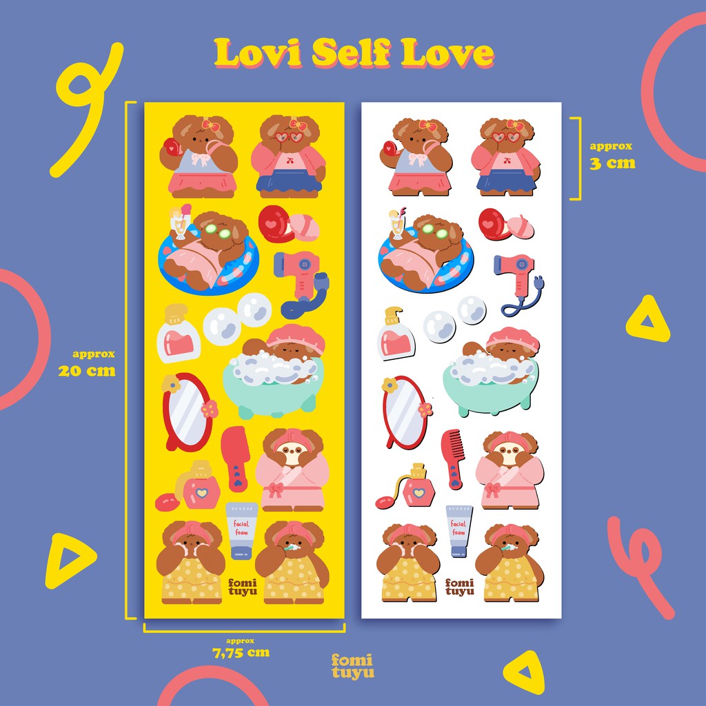 

FOMITUYU Lovi Self Love Journal and Deco Sticker Sheet