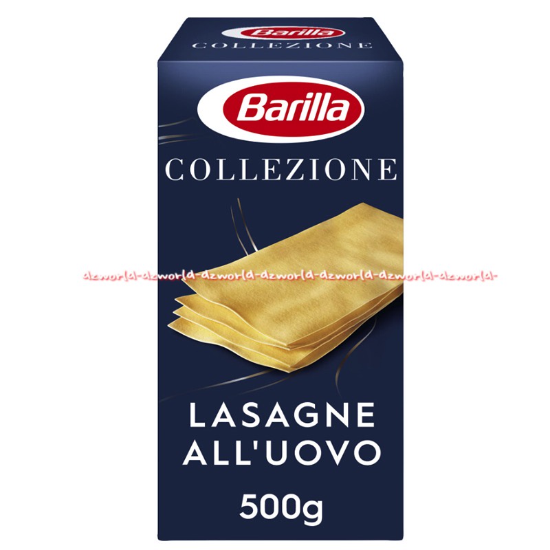 Barilla Collezione Lasagne All'Uovo 500gr Barila Lasagna Bahan untuk Membuat Lasangna Lembaran Instant Sheet Lasana Pizza Italia Master Of Pasta