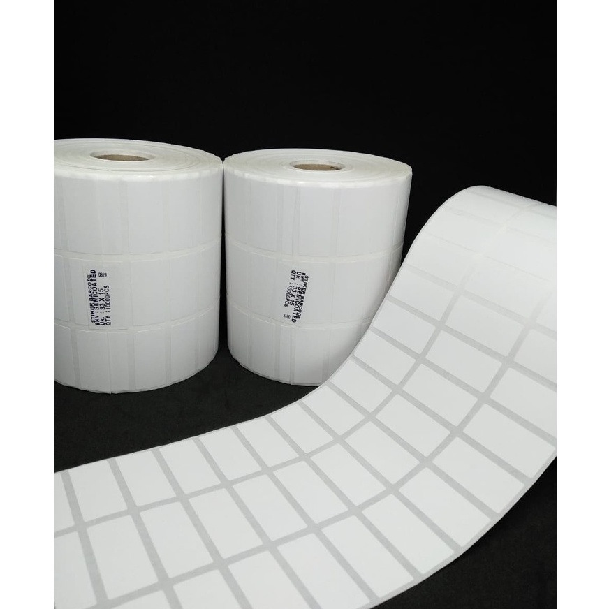 Label Barcode Semicoated 33x15 MM 3 Line GAP Isi 10.000 Pcs Kertas Sticker Label Harga