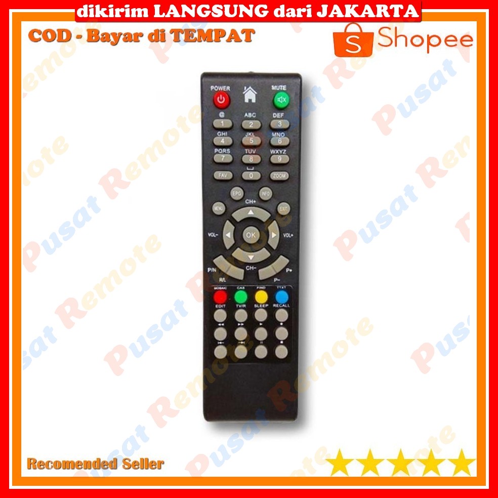 Remot Remote Receiver TV Parabola MATRIX BURGER S1 HD  Termurah Terlaris Bisa Bayar COD
