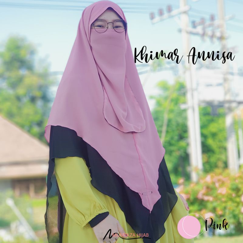 KHIMAR ANNISA BOLAK BALIK FREE CADAR BOLAK BALIK