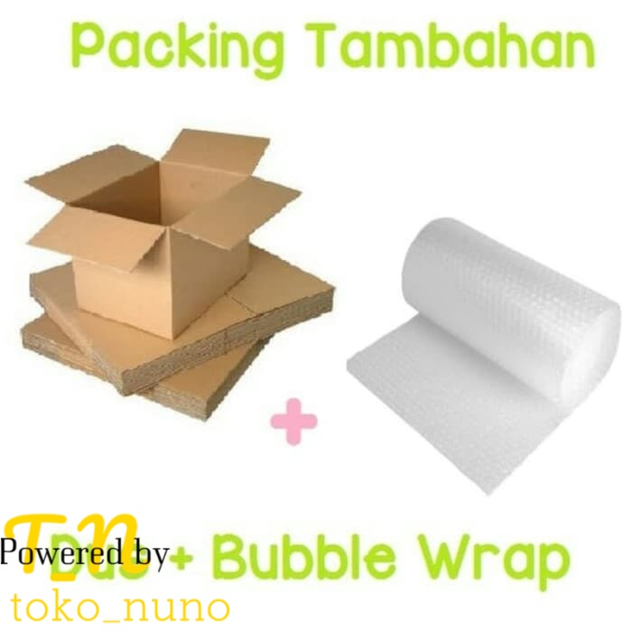 

[ Toko Nuno ] Packing Tambahan Dus + Buble Wrap