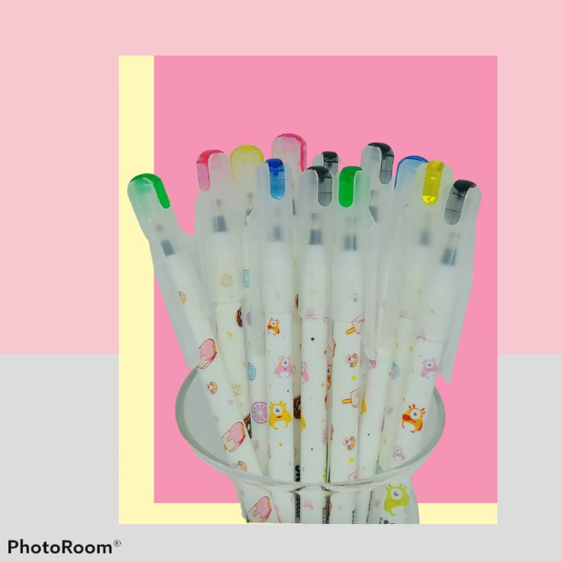 

Ballpoint Gel / Pulpen Gel / Pena Gel 0.6mm Flexoffice Monstar (FO047)