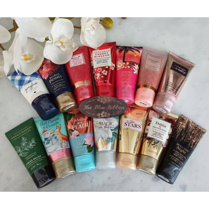 BATH AND BODY WORKS BODY CREAM TRAVEL SIZE