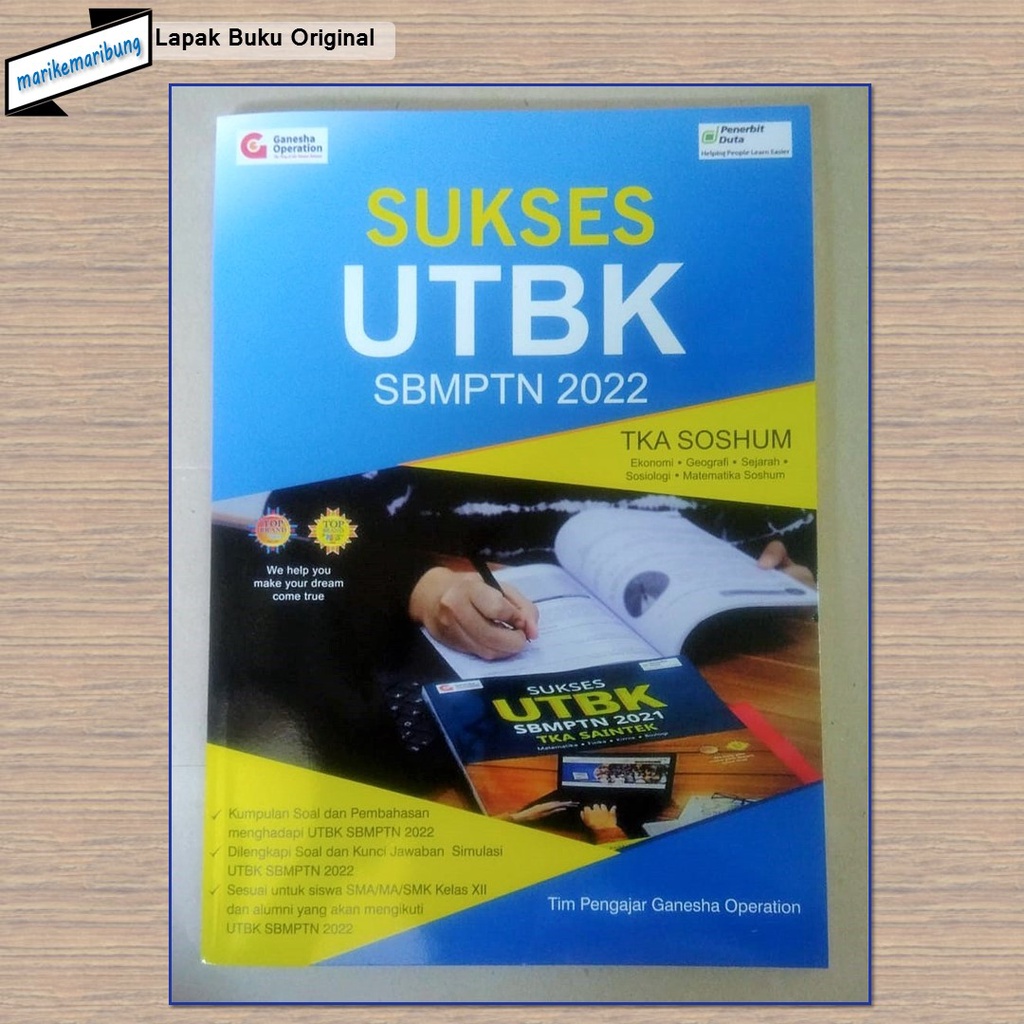 Buku SOSHUM UTBK SBMPTN 2022 GANESHA OPERATION (GO)