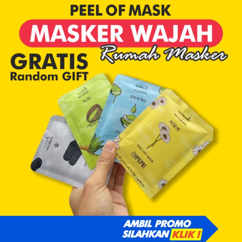 Masker Wajah Peel Off Rumah Masker Peel Off Of Mask Bpom Bubuk Muka Organik Mencerahkan Dan Glowing 
