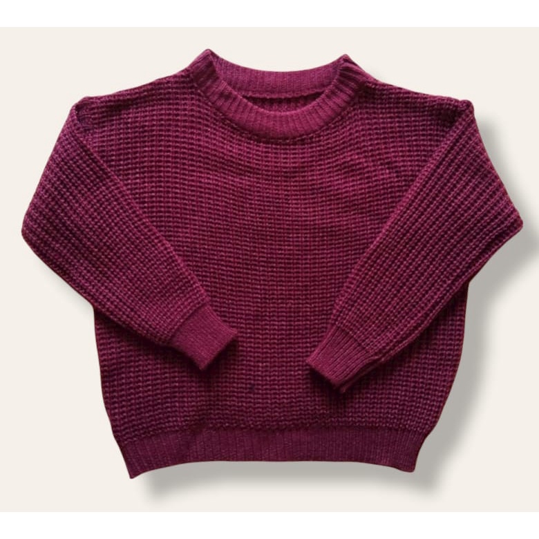 Sweater rajut anak / Baju rajut anak / Long shirt anak / LS rajut anak / Sweater rajut anak terbaru 