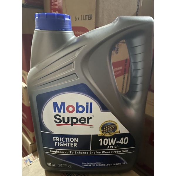 oli mobil1 super 10w 40 4 liter dijamin ori