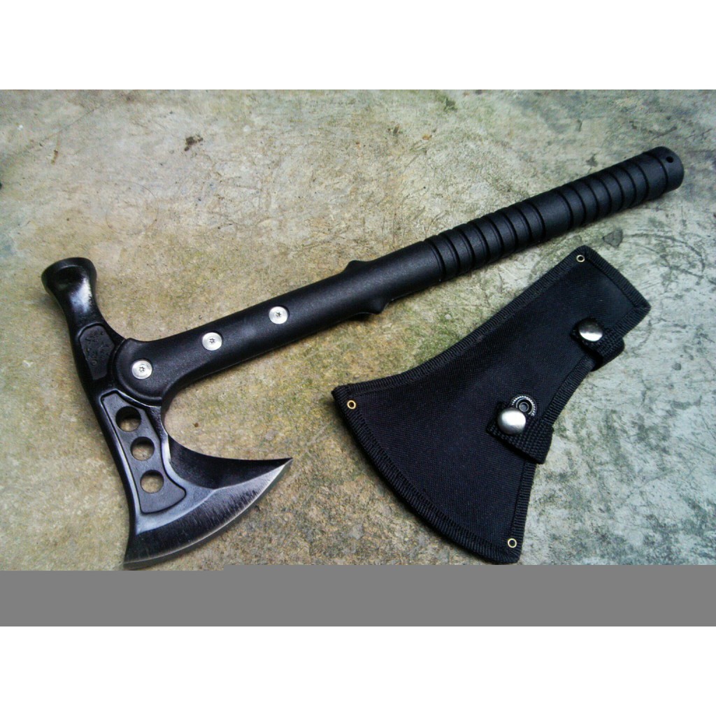 KAPAK PALU KAMPAK SOG P818 STAINLESS STEEL BAJA PLUS SARUNG - Kapak Palu SOG Tomahawk