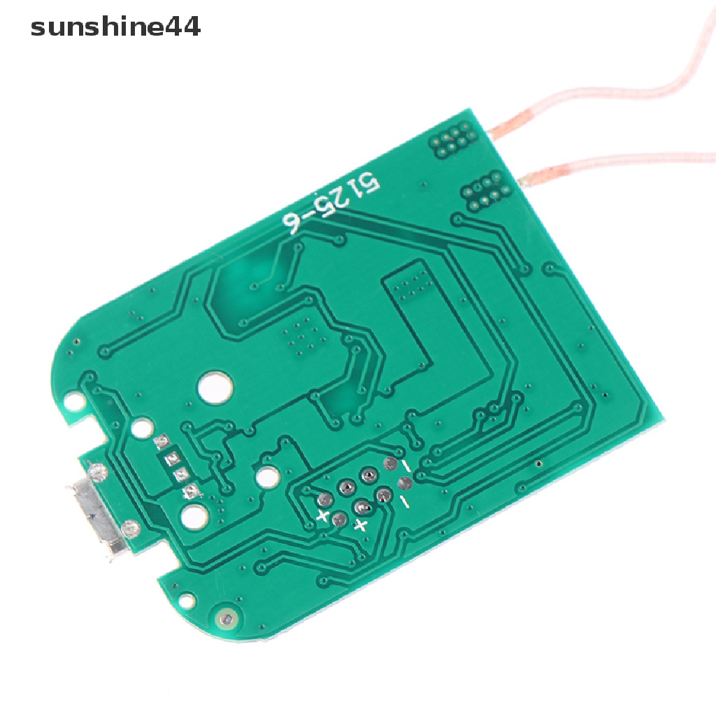 Sunshine 1Pc Modul Papan Sirkuit PCBA Charger Wireless Qi Fast Charging 10W + Coil