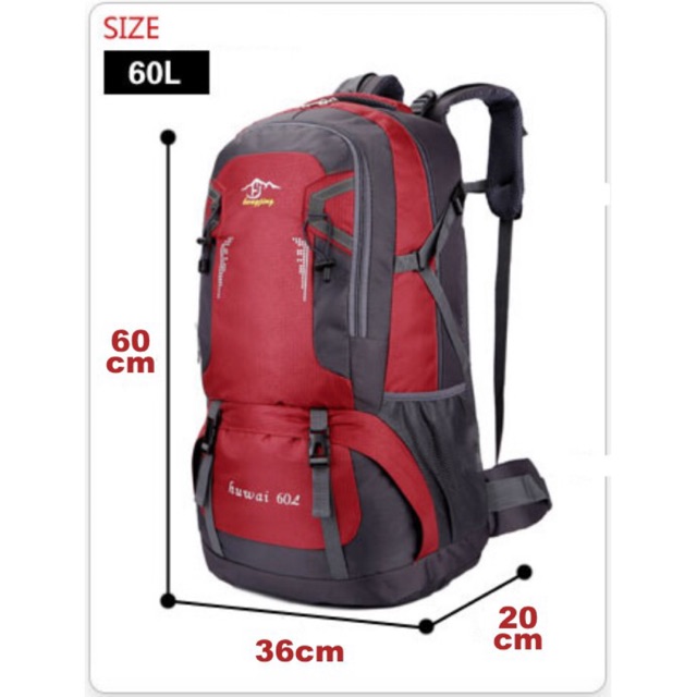 LH51 Tas Ransel Backpack Sekolah Kuliah Jalan Laptop Gunung Outdoor Murah Impor TKM