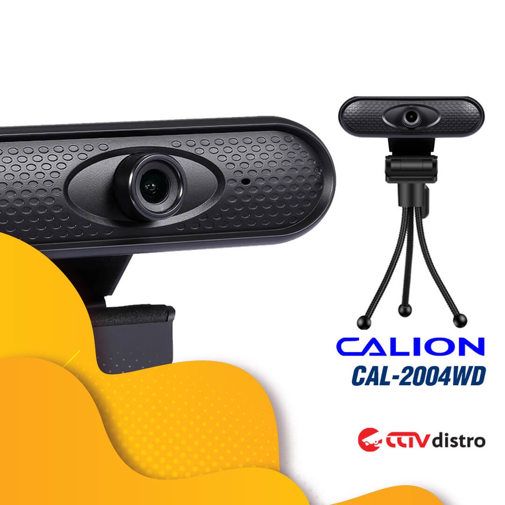 Webcam PC Laptop Full HD 1080P Murah | Web Camera Komputer USB | Kamera Web Cam Calion CAL-2004WD