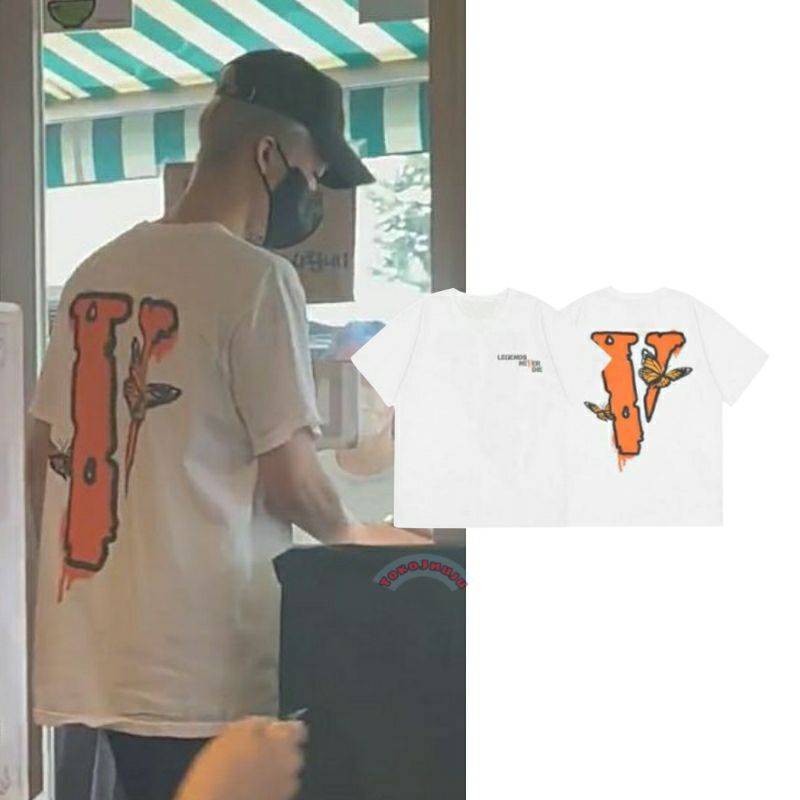 Kaos Jaemin NCT LEGEN NEVER DIE LOGO + V KUPU KUPU BELAKANG