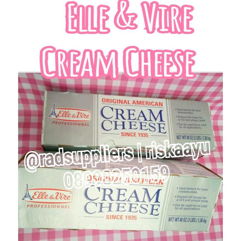 

ENAK Elle&Vire Cream Cheese 1,36kg Harga SUPER SPESIAL TERLEZAT