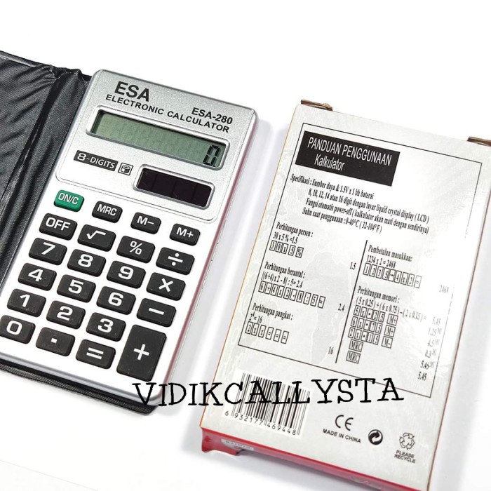 Kalkulator bagus awet 8 digits 0280 Model super Slim Kuat tipis