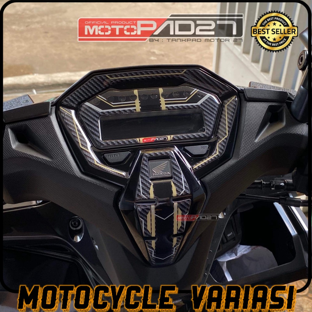 MOTOPAD27 Sticker stiker antigores spidometer NEW HONDA VARIO 160 Resin Timbul Premium Presisi