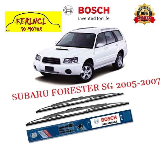 WIPER SUBARU FORESTER SG 2005-2007 BOSCH ADVANTAGE 21&quot; &amp; 19&quot; SEPASANG