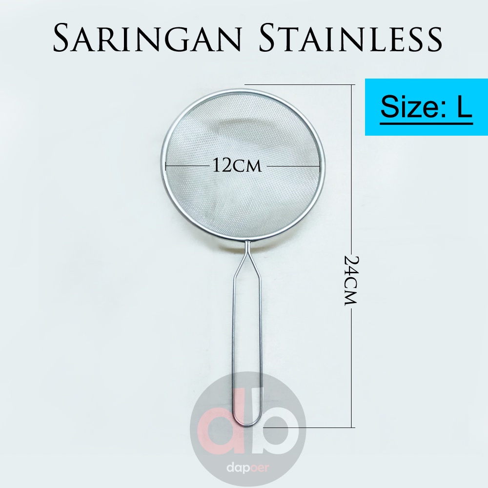 Saringan Stainless SMALL D12P24