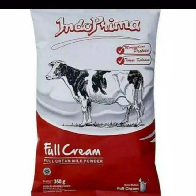 

Susu bubuk fullcream indoprima 350 gram