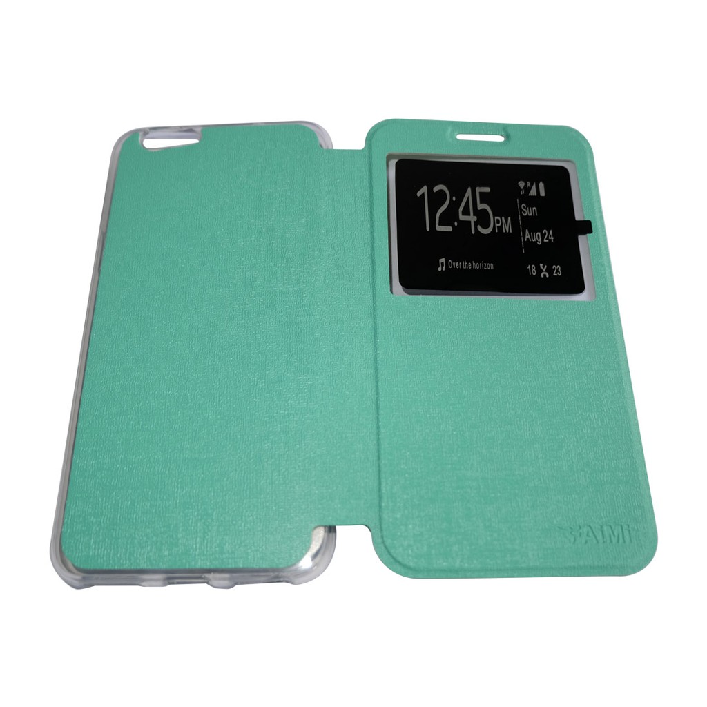 WARNA ACAK Casing Sarung Leather Case Flip Cover Dompet OPPO A35 F1 R3007 MIROR 3 R5 R7 A31T Neo 5.5