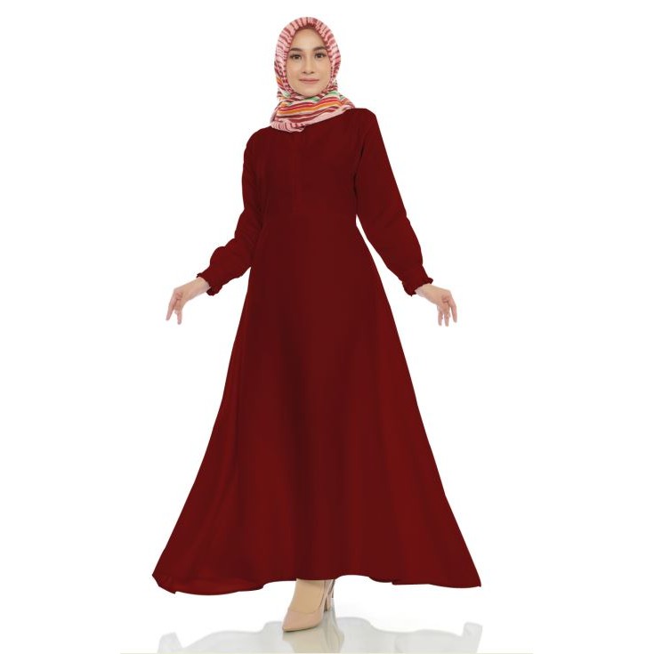3XL-PROMO Gamis JUMBO Balotelli Umbrella Balotelly gamis  balloteli gamis syari ballotely 3XL-PROMO-MARUN