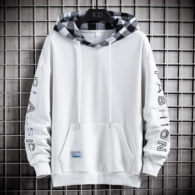 Produk Terbaru Sweater Hoodie Import Pria Wanita Korea Original M-3Xl Dis14 - Putih, L