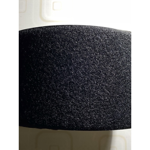 Velcro 10 cm dan 5cm hitam bagian  halus  nya saja- warna hitam  abu muda abu tua lebar 10 cm - hook and loop premium Tape  1 Meteran