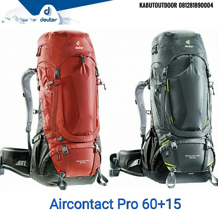 MUST HAVE DEUTER AIRCONTACT PRO 60 + 15L U002F DEUTER AIRCONTACT PRO U002F RANSEL GUNUNG