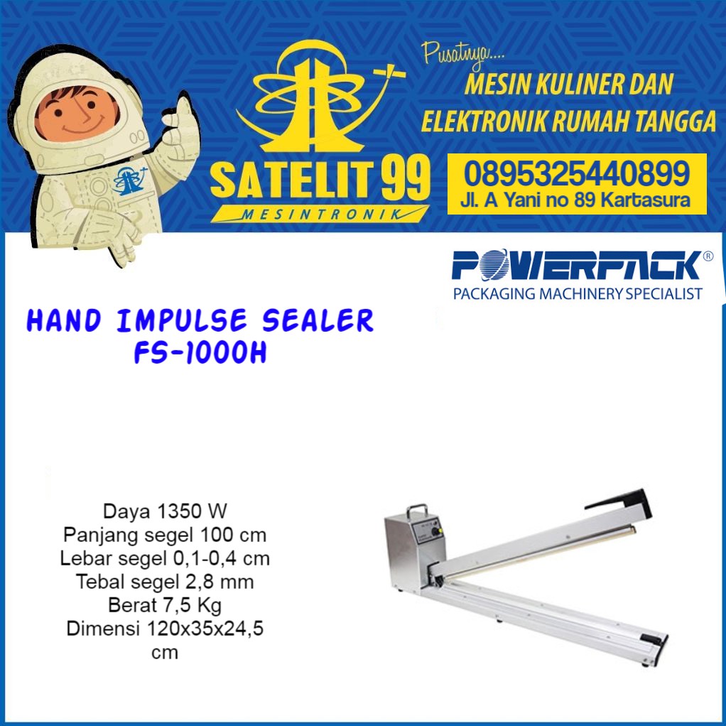 Hand Impulse Sealer POWERPACK FS-1000H