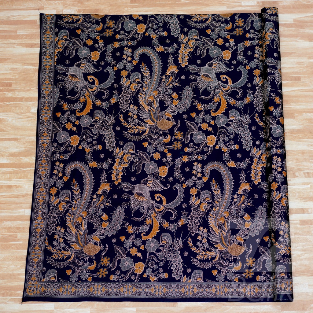 KAIN BATIK KATUN Premium Motif Tresno Asih Warna Hitam Orange Grey Gray 721877 Cap 72 Jarik Jarit Samping Kebat Panjang Batik Katun Modern Premium Bahan Seragam Batik Pernikahan Kantor Keluarga Murah Kamen Jadi Batik Bali Lembaran