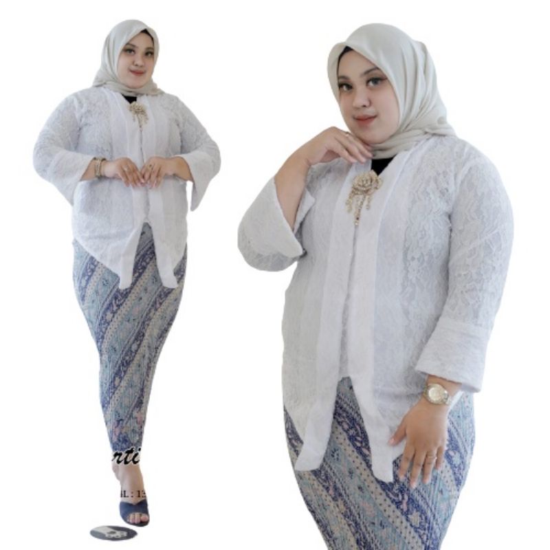 Rok Plisket Jumbo Modern / Rok Batik Plisket / Bawahan Kebaya / Rok instan