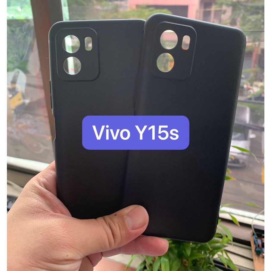 Case Vivo Y15S Softcase Slim Matte Pelindung Kamera Original