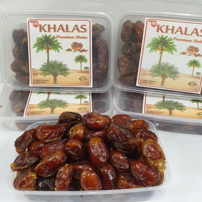 Kurma khala as saad 250gr//khalas premium original///oleh oleh haji dan umroh//khalas