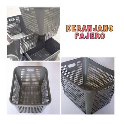 Keranjang Pajero Plastik minimal 3 pcs / Keranjang laundry Murah / Keranjang Serbaguna bahan plastik