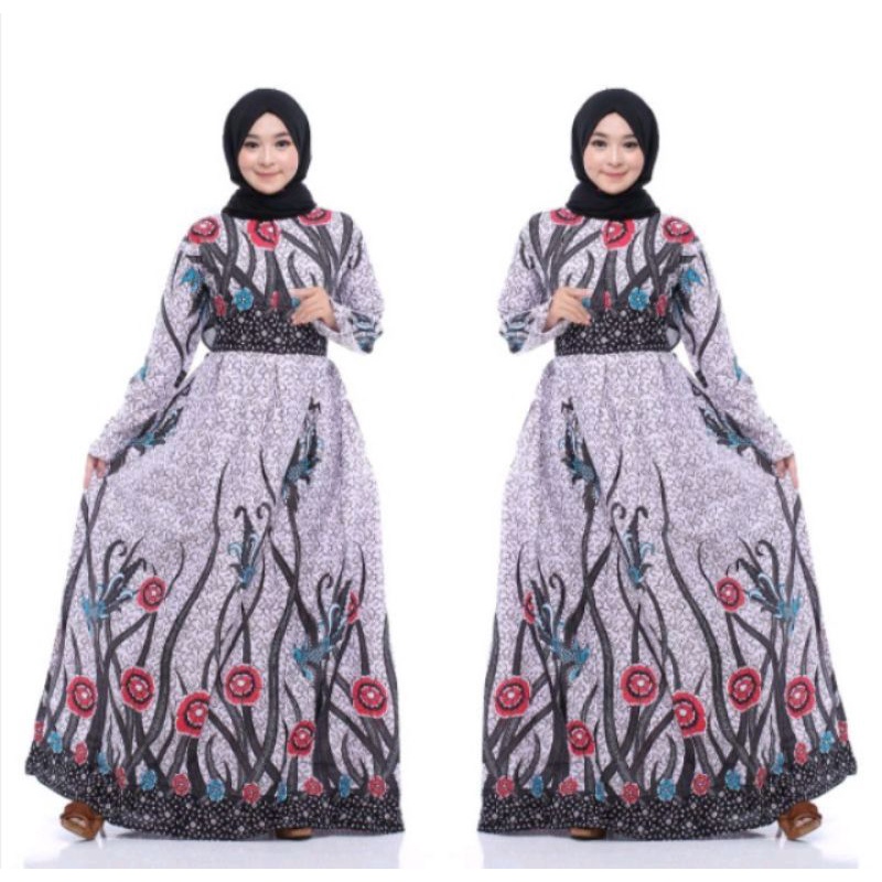 GAMIS BATIK MODERN BUSUI JUMBO LD 130 LD 140 LD 150