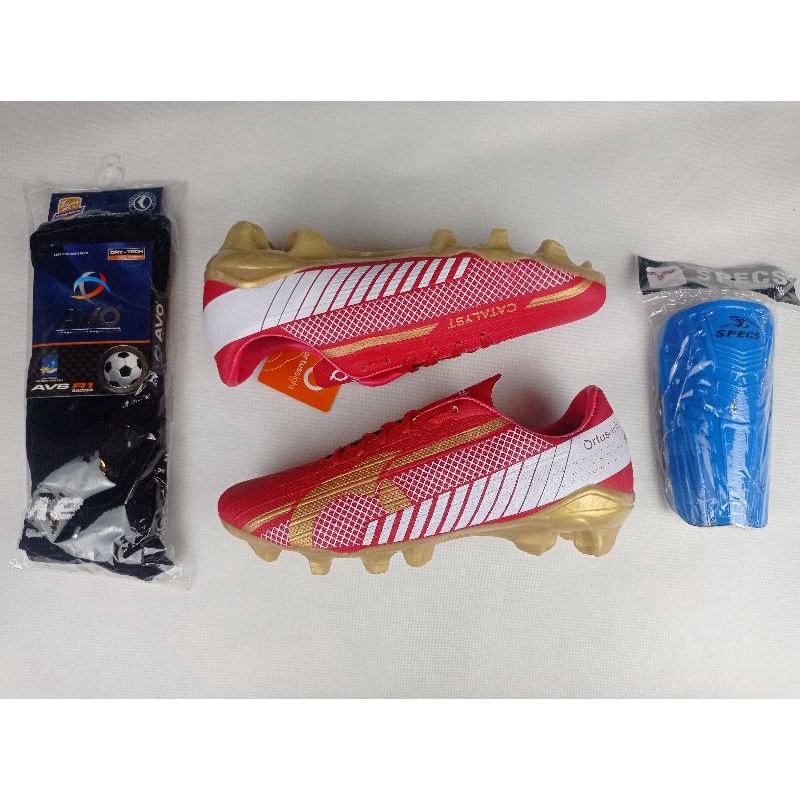 Paket komplit sepatu bola bisa dijahit sol ukuran 38-42-8