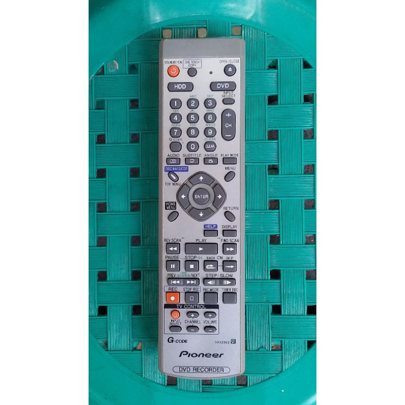 REMOTE DVD RECORDER ORIGINAL PIONEER VXX2963